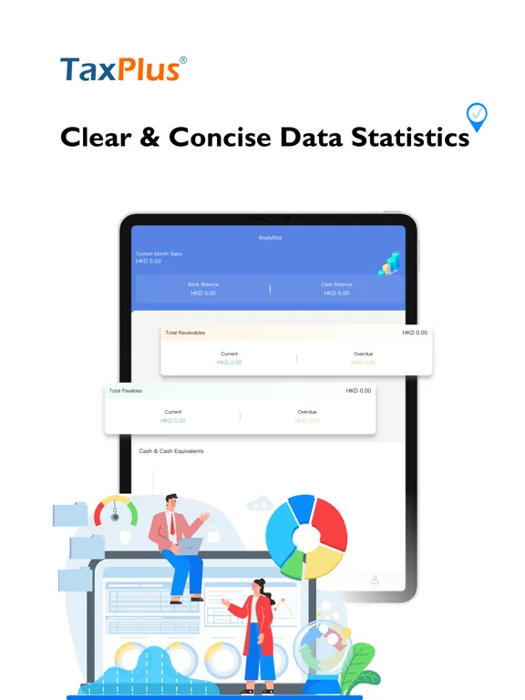 TaxPlus - Online AI Accounting iPad 应用截图