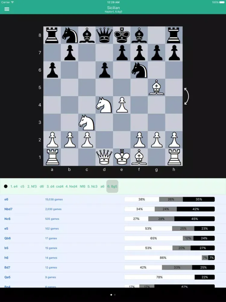 Captures d'écran de Chess Openings Explorer iPad 