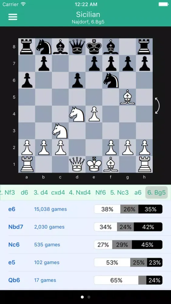 Captures d'écran de Chess Openings Explorer