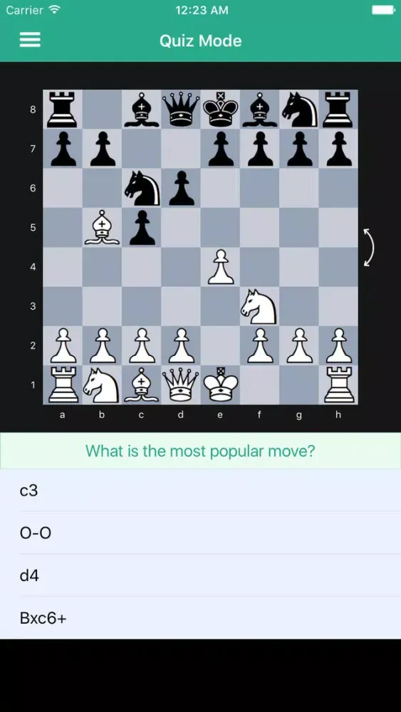 Captures d'écran de Chess Openings Explorer