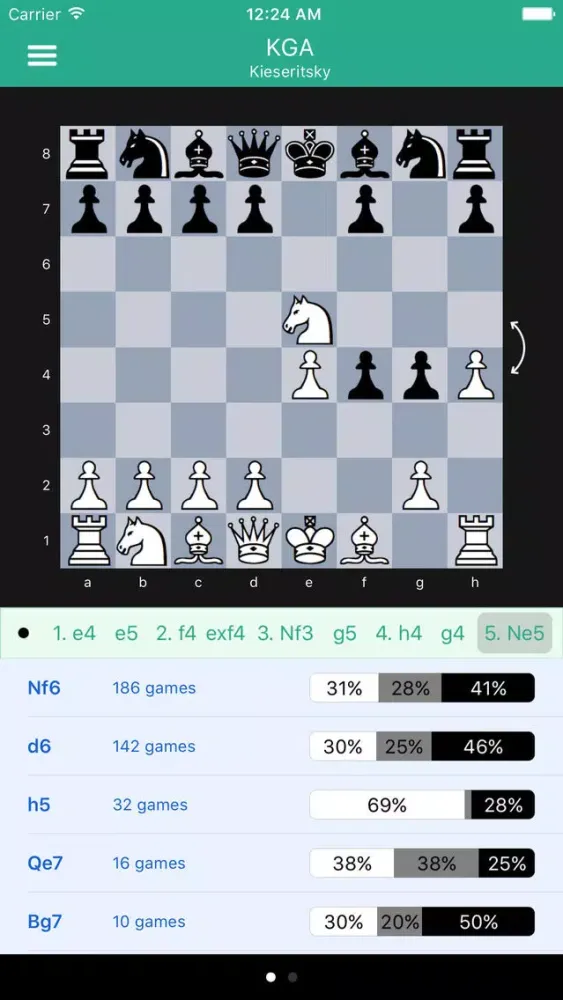 Captures d'écran de Chess Openings Explorer