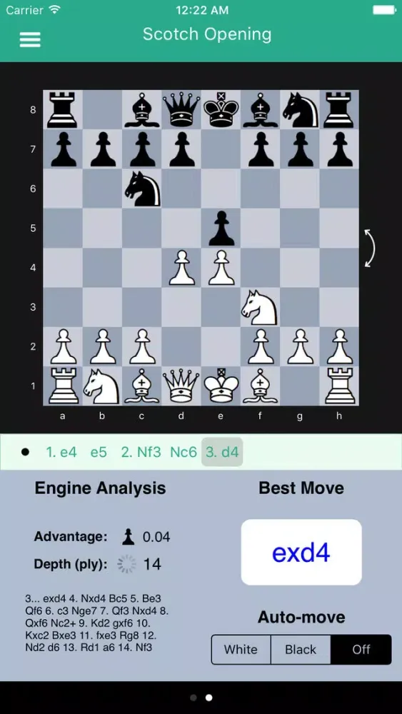 Скриншоты Chess Openings Pro