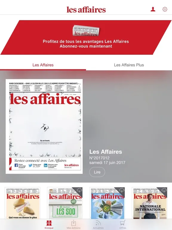 Screenshot di Les Affaires iPad 