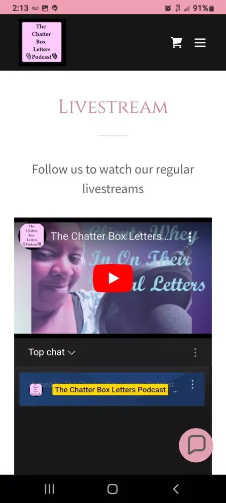 Capturas de tela do TCBL Podcast