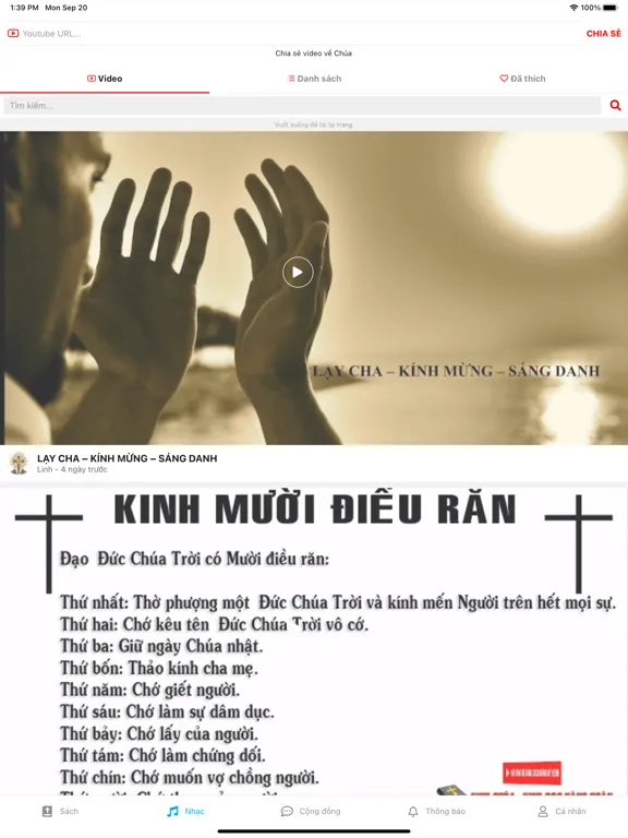 ภาพหน้าจอของ JHS Lời Chúa Hôm Nay iPad 