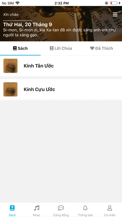 ภาพหน้าจอของ JHS Lời Chúa Hôm Nay