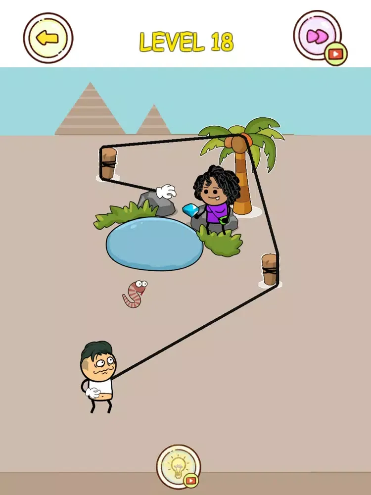 Troll Robber 2: puzzle game iPad 应用截图