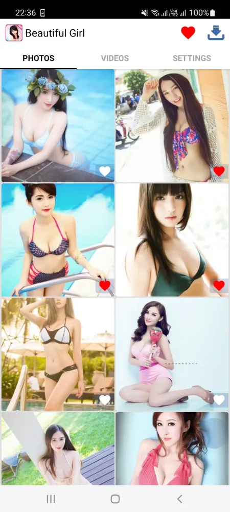 Capturas de tela do Bikini Girls Photo & Video