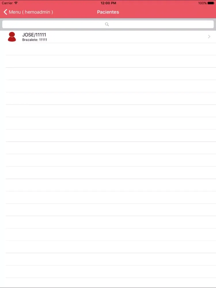 Hemo Vigilancia iPad  Screenshots