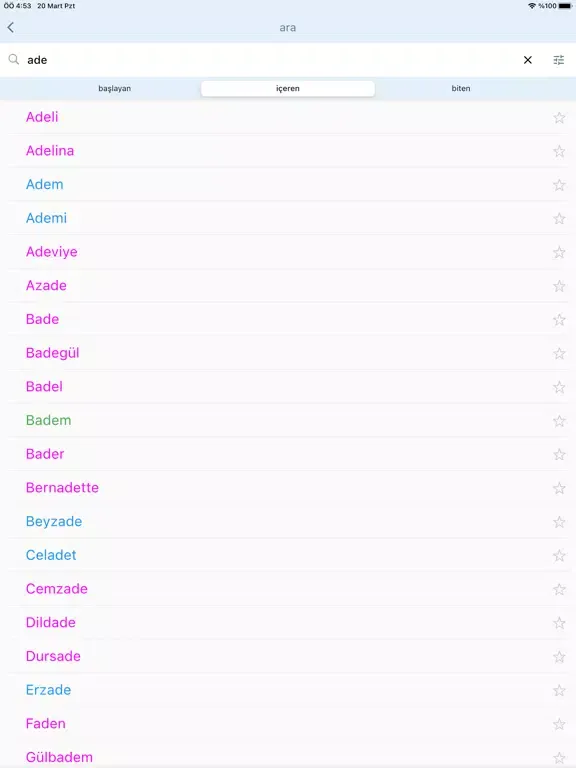 Capturas de tela do ad İsimler - İsim Sözlükleri iPad 
