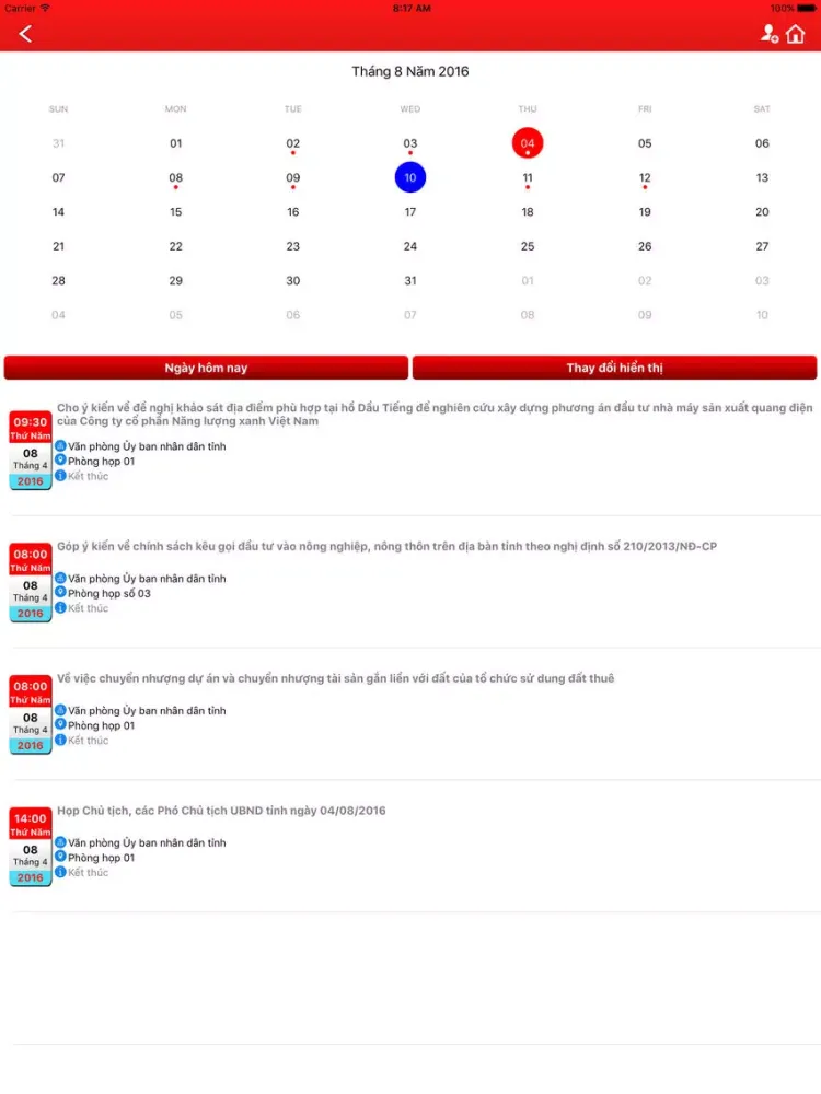 Họp Không Giấy iPad  Screenshots