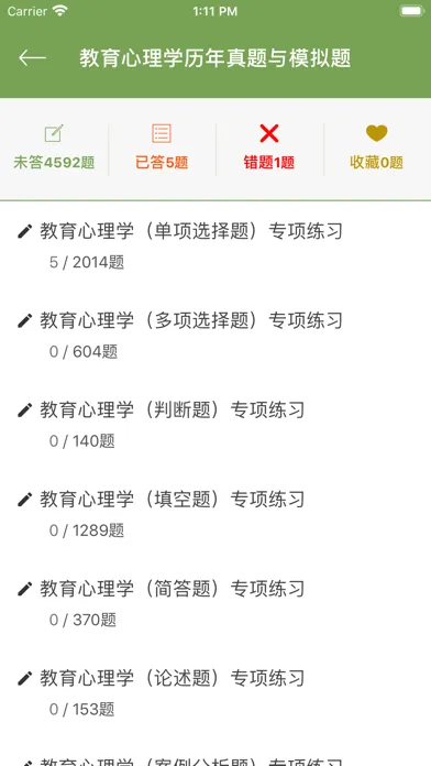 教育心理学同步题库及知识要点专题 Screenshots