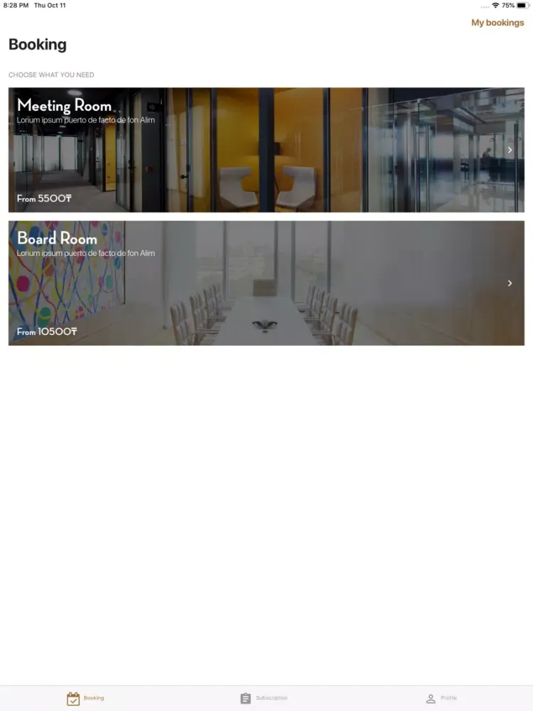 Screenshot di Level 8 iPad