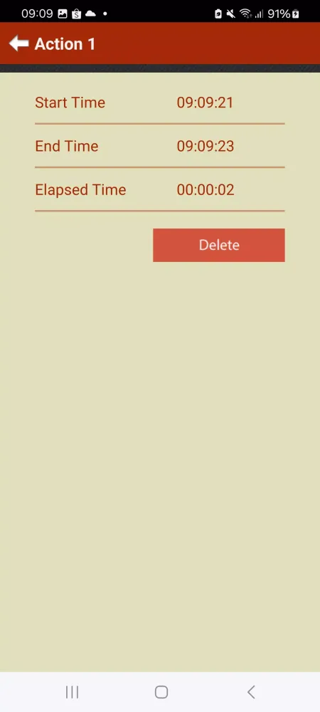 Elapsed Time Screenshots