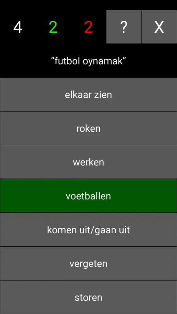 Screenshot di Turkse Quiz