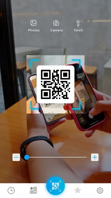 Capturas de pantalla de QR code reader & qr scanner *