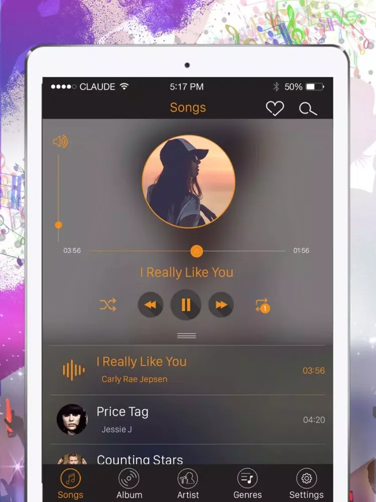 صور Music player - mp3 player - listen to music iPad 