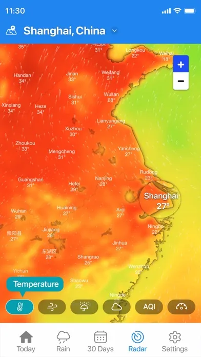 Captures d'écran de Weather forecast & NOAA Radar