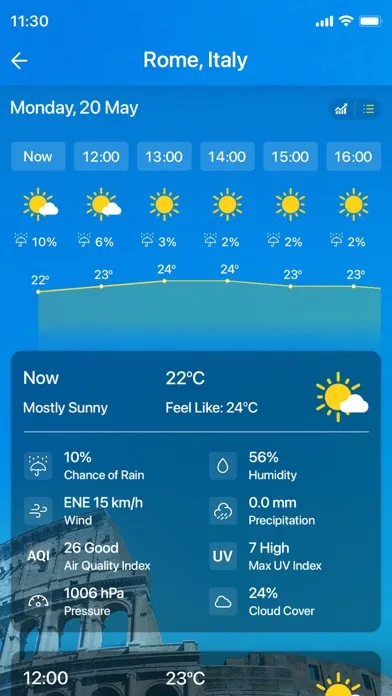 Captures d'écran de Weather forecast & NOAA Radar