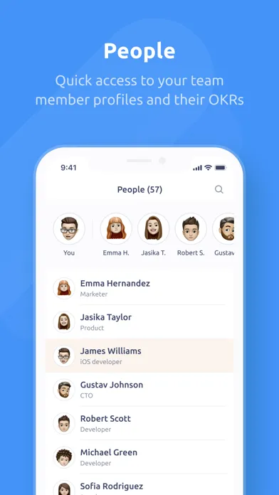 Plai - OKR app Screenshots