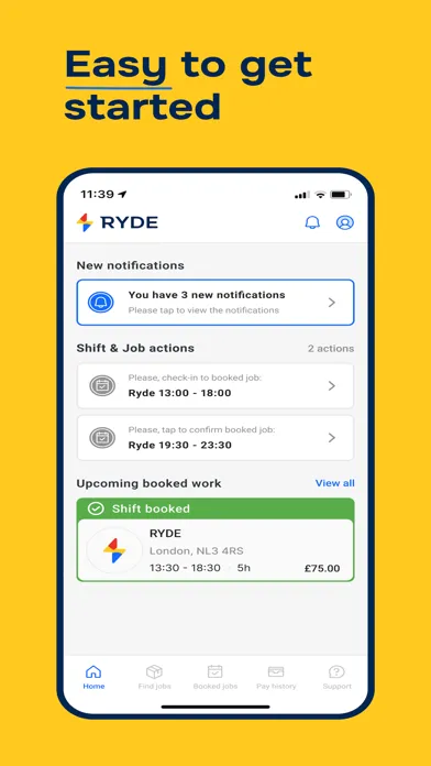 تصاویر Ryde App