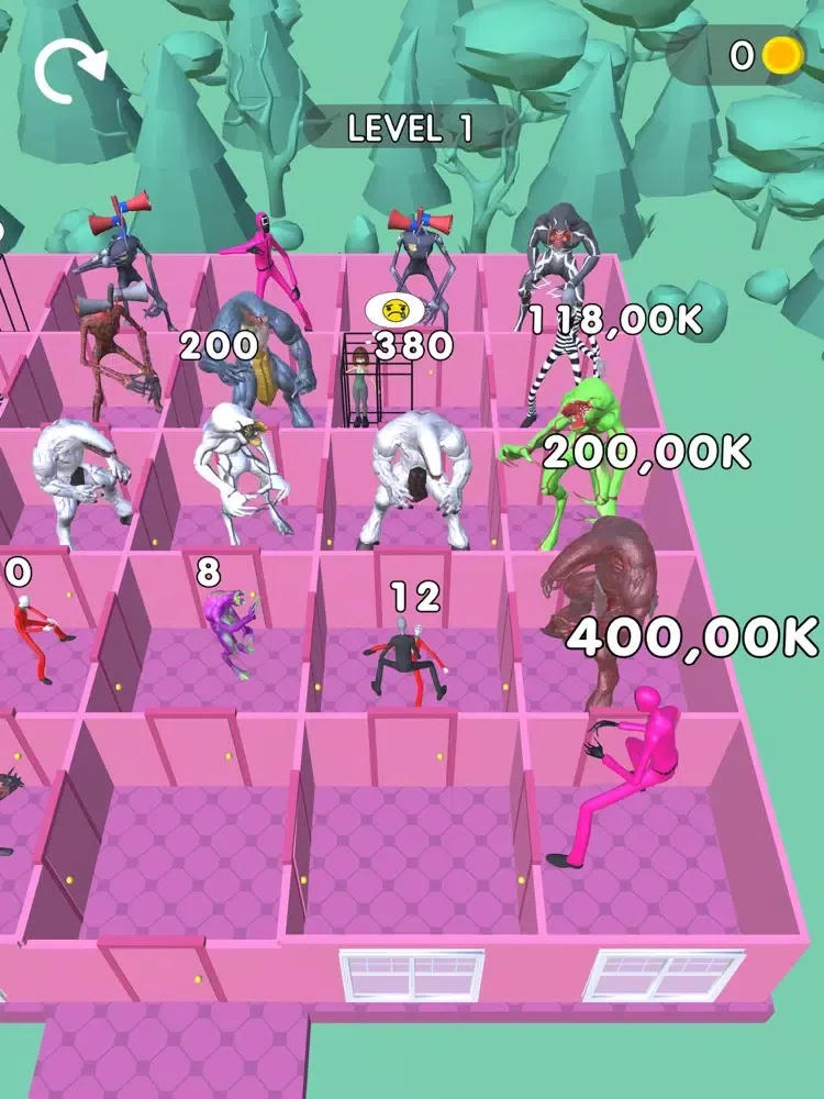 Monsters: Room Maze iPad 应用截图