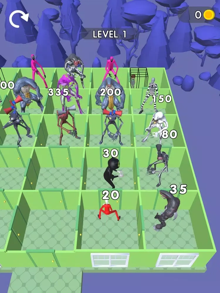Monsters: Room Maze iPad 应用截图