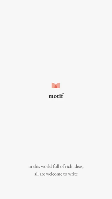 Tangkapan layar Motif - everyday writing