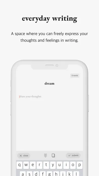 Tangkapan layar Motif - everyday writing