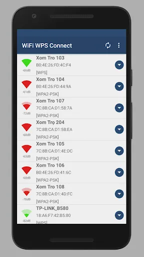 Capturas de pantalla de WiFi WPS Connect
