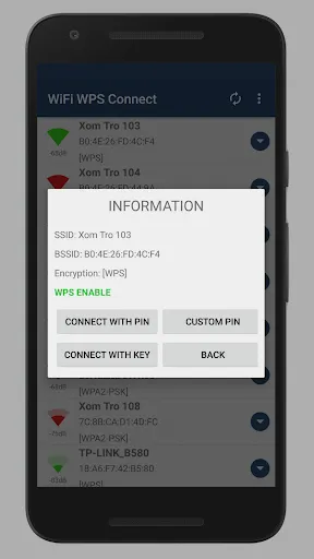 Capturas de pantalla de WiFi WPS Connect