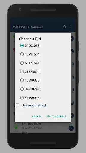 Capturas de pantalla de WiFi WPS Connect