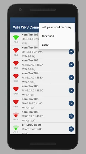 Capturas de pantalla de WiFi WPS Connect