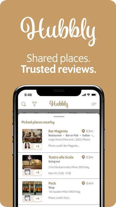 Tangkapan skrin Hubbly