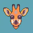 Giraffe Pixel Art Emoji