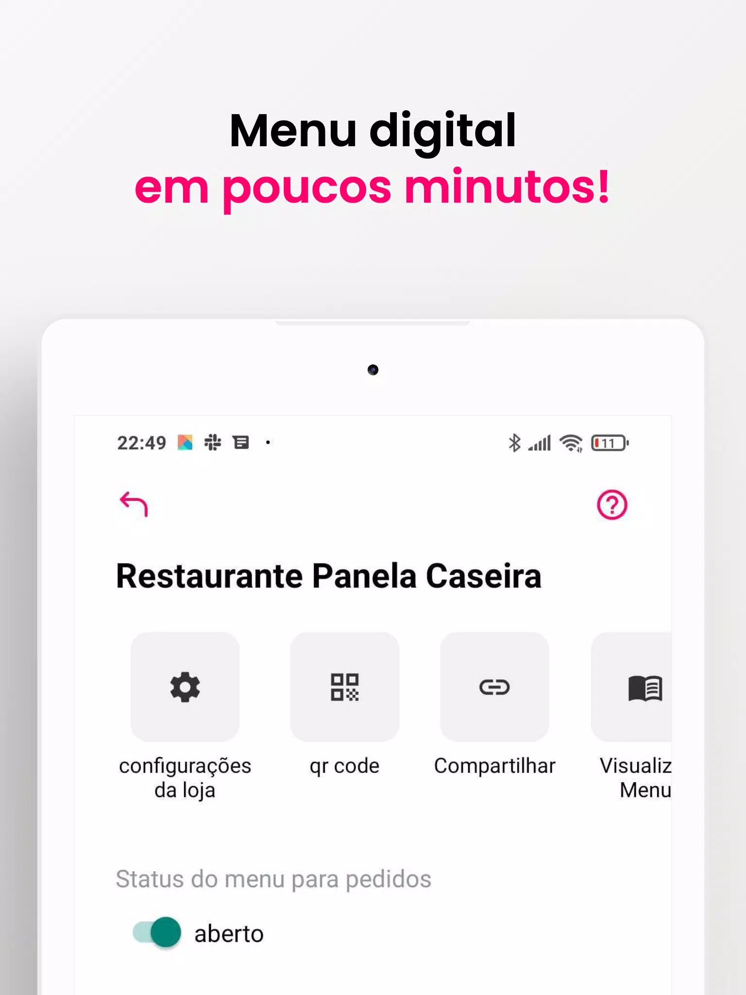 Cardápio Digital e PDV Diggy Screenshots