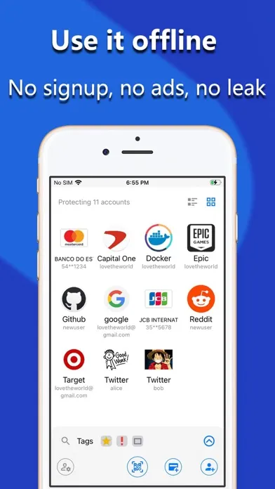 تصاویر Zero Password Manager