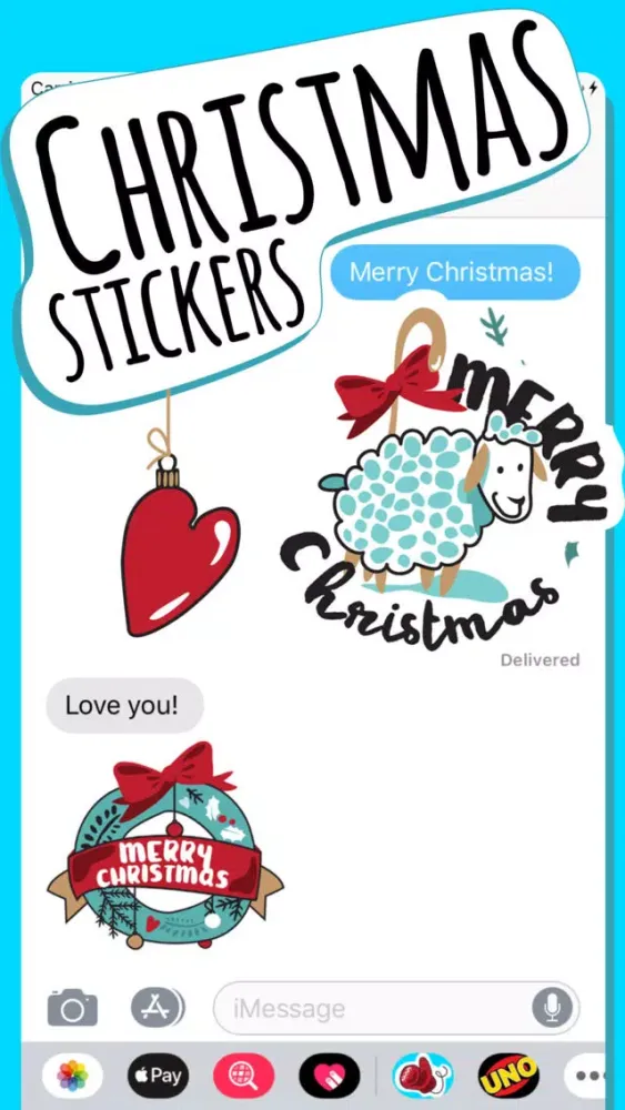 Tangkapan layar Winter, Snow & Coffee Stickers