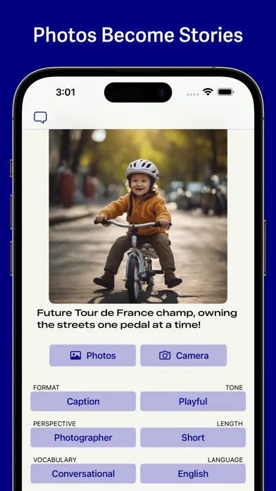 AI Photo Captions - 1000 Words應用截圖