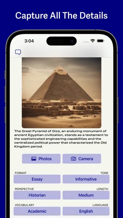 AI Photo Captions - 1000 Words應用截圖