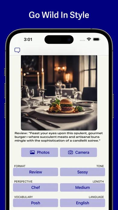 AI Photo Captions - 1000 Words應用截圖