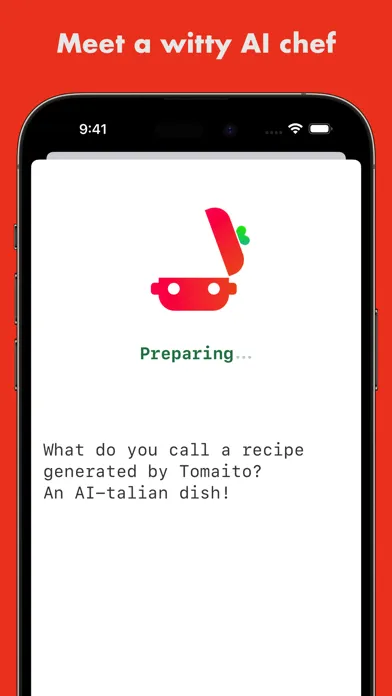 Tomaito - Recipe Generator スクリーンショット