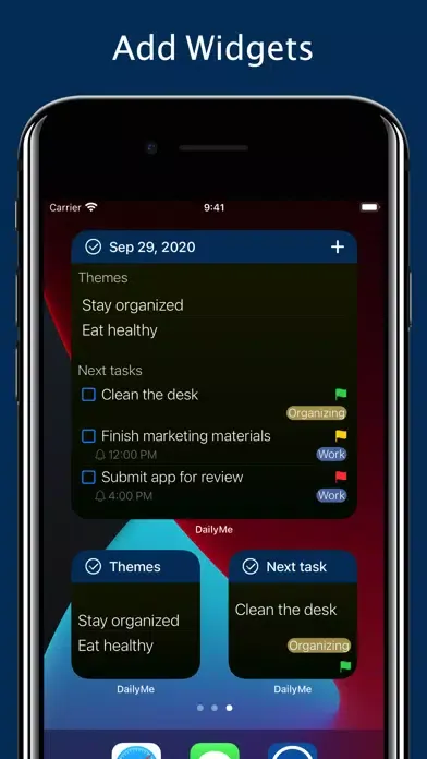 Daily Me: Themes, Tasks, Diary应用截图