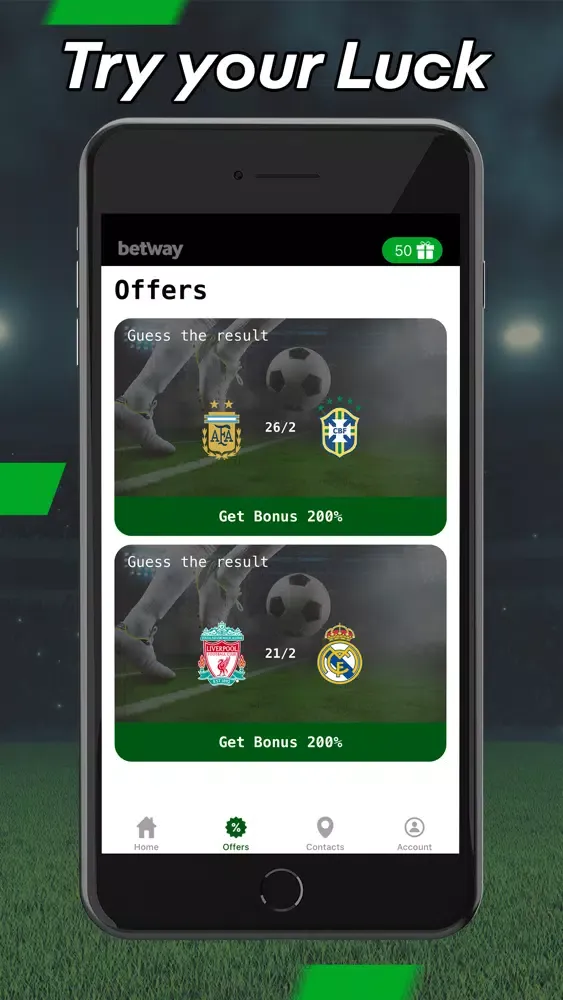 Bonus Card for BetWay 스크린샷