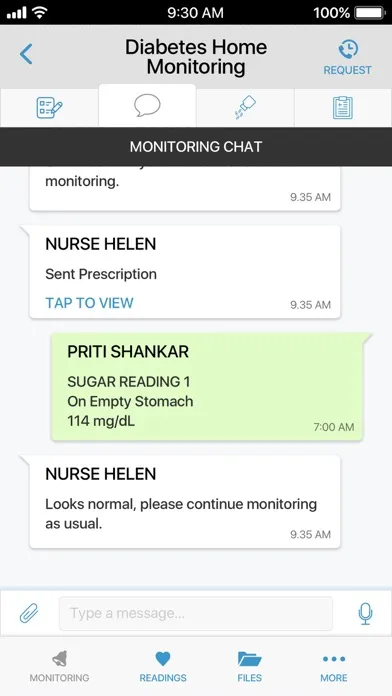 Reya Patient App應用截圖