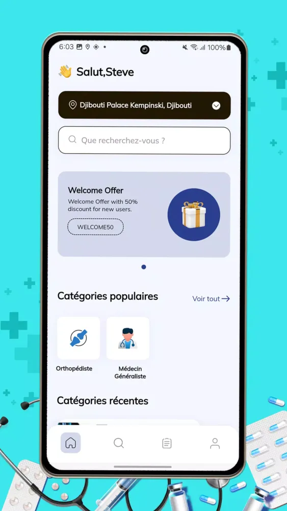 AlloDoc Patient Screenshots