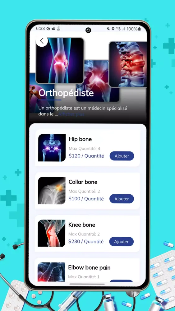 AlloDoc Patient Screenshots