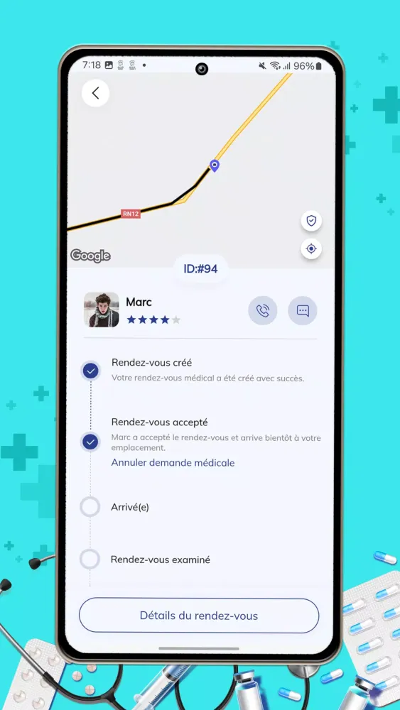 AlloDoc Patient Screenshots