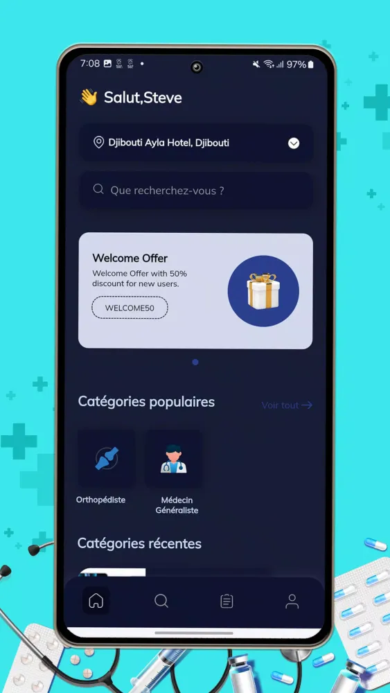 AlloDoc Patient Screenshots