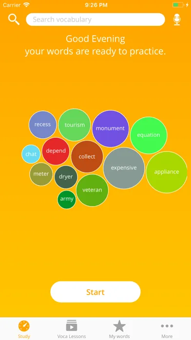 Zrzuty ekranu Bright Vocab: Learning English